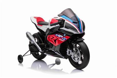 BMW HP4 EL Motorcykel XL för barn 12V Lithium, Röd-14