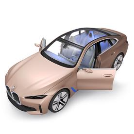 BMW i4 Concept Radiostyrd Bil 1:14, 2.4G -2