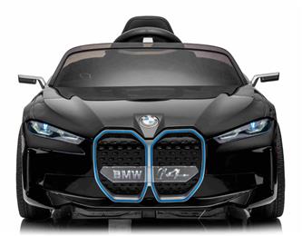 BMW i4 ElBil till Barn 12V  m. Gummidäck + 2.4G Remote +lädersäte-5