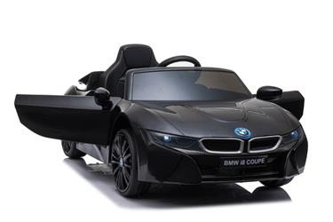 BMW i8 Coupe ElBil till Barn 12V  m. Gummidäck + 2.4G +lädersäte-10