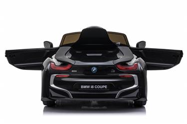 BMW i8 Coupe ElBil till Barn 12V  m. Gummidäck + 2.4G +lädersäte-3