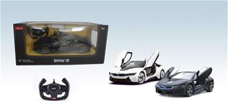 BMW i8 Radiostyrd Bil 1:14 Sort (Kan öppna dörrarna via remote)-4