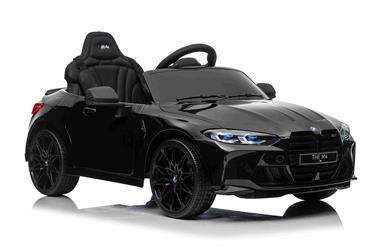 BMW M4 ElBil till Barn 12V  m. Gummidäck + 2.4G Remote Svart-9