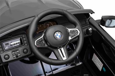 BMW M5 Drift Drift 21,6V Svart för barn 2.4G +Läderstol-10