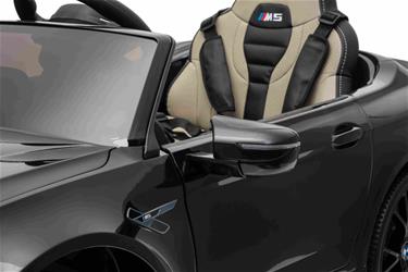 BMW M5 Drift Drift 21,6V Svart för barn 2.4G +Läderstol-8