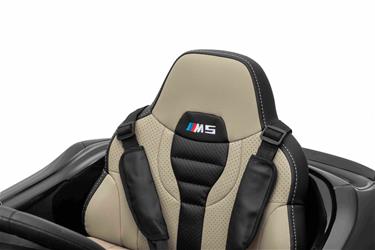 BMW M5 Drift Drift 21,6V Svart för barn 2.4G +Läderstol-9