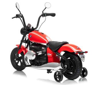 BMW R18 EL Motorcykel XL för barn 24V Lithium, Röd-12