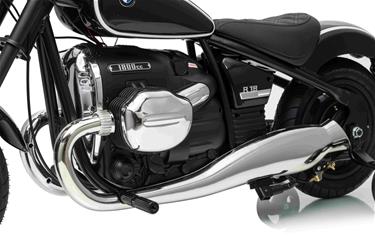 BMW R18 EL Motorcykel XL för barn 24V Lithium, Svart-11