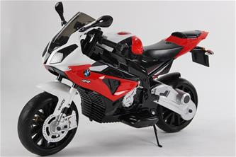 BMW S 1000 RR Motorcykel till Barn 12V med gummihjul+Litium-15