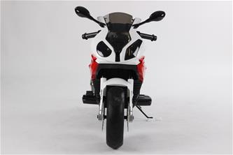 BMW S 1000 RR Motorcykel till Barn 12V med gummihjul+Litium-16