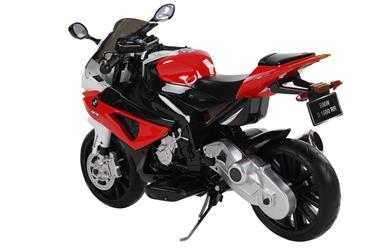 BMW S 1000 RR Motorcykel till Barn 12V med gummihjul+Litium-3