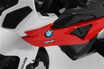 BMW S 1000 RR Motorcykel till Barn 12V med gummihjul+Litium-5