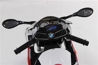 BMW S 1000 RR Motorcykel till Barn 12V med gummihjul+Litium-7