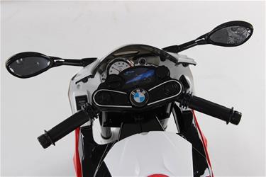 BMW S 1000 RR Motorcykel till Barn 12V med gummihjul+Litium-7