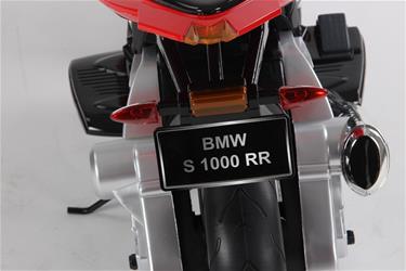 BMW S 1000 RR Motorcykel till Barn 12V med gummihjul+Litium-9