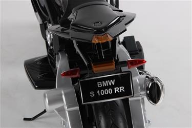 BMW S 1000 RR Motorcykel till Barn 12V med gummihjul, Sort-6