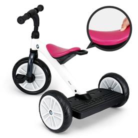 BMW Trehjuling för barn 10 tum – Vit / Pink-2
