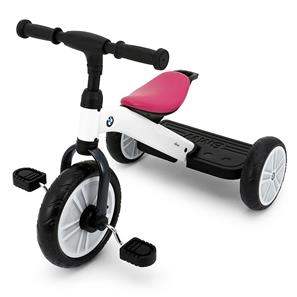 BMW Trehjuling för barn 10 tum – Vit / Pink-4