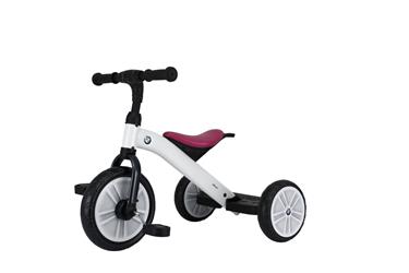 BMW Trehjuling för barn 10 tum – Vit / Pink-7