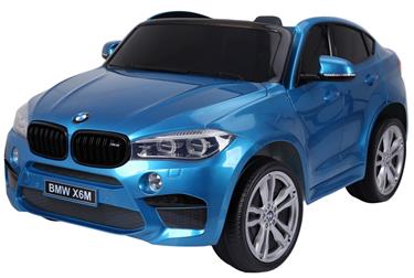  BMW X6 M 12v XXL Blå-Lackering m/Gummihjul + 2.4G + 10AH