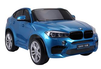  BMW X6 M 12v XXL Blå-Lackering m/Gummihjul + 2.4G + 10AH-4