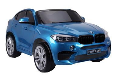  BMW X6 M 12v XXL Blå-Lackering m/Gummihjul + 2.4G + 10AH-4