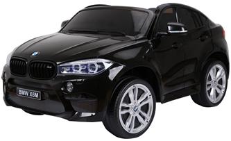 BMW X6 M 12v XXL Svart med Gummihjul + 2.4G + 10AH