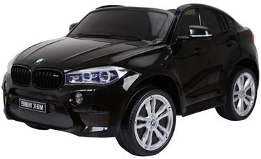 BMW X6 M 12v XXL Svart med Gummihjul + 2.4G + 10AH