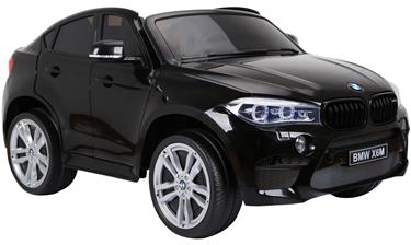 BMW X6 M 12v XXL Svart med Gummihjul + 2.4G + 10AH-4