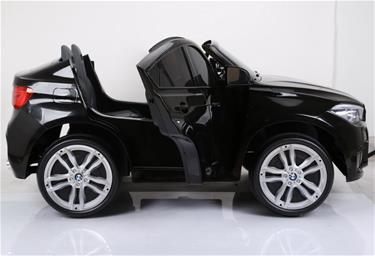 BMW X6 M 12v XXL Svart med Gummihjul + 2.4G + 10AH-9