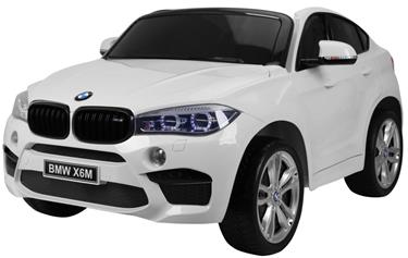  BMW X6 M 12v XXL Vit med Gummihjul + 2.4G + 10AH