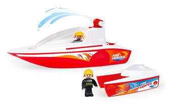 BOAZZ Fire Brigade Boat 2-i-1-byxa, 41 cm-2