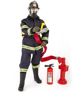 Brandmand actionfigur 30,5cm m. tillbehör (Model B)