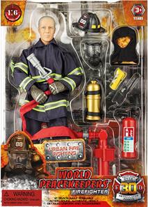 Brandmand actionfigur 30,5cm m. tillbehör (Model B)-2