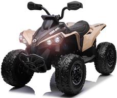 Can-Am Maverick EL ATV 12V (Fjärrkontroll, 4xMotor, Lädersäte, Gummihjul)
