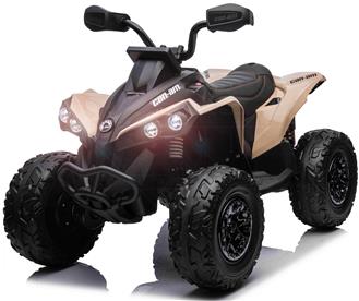 Can-Am Maverick EL ATV 12V (Fjärrkontroll, 4xMotor, Lädersäte, Gummihjul)