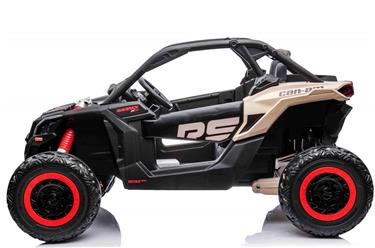 Can-Am Maverick UTV för 2 Barn m/Lithium + 4x24V Motorer + Gummihjul-2