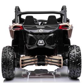 Can-Am Maverick UTV för 2 Barn m/Lithium + 4x24V Motorer + Gummihjul-4