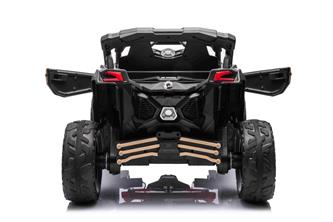 Can-Am Maverick UTV m/Lithium + 4x12V motor + gummihjul + lädersäte-9