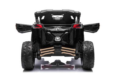Can-Am Maverick UTV m/Lithium + 4x12V motor + gummihjul + lädersäte-9