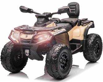 Can-Am Outlander EL ATV 12V Khaki (RC, 4xMotor, Lädersäte, Gummihjul)