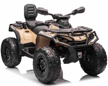 Can-Am Outlander EL ATV 12V Khaki (RC, 4xMotor, Lädersäte, Gummihjul)-8