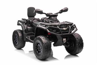 Can-Am Outlander EL ATV 12V Svart (RC, 4xMotor, Lädersäte, Gummihjul)-10