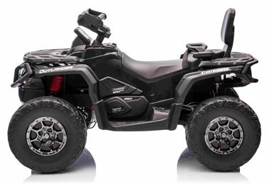 Can-Am Outlander EL ATV 12V Svart (RC, 4xMotor, Lädersäte, Gummihjul)-3