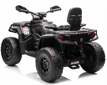 Can-Am Outlander EL ATV 12V Svart (RC, 4xMotor, Lädersäte, Gummihjul)-4