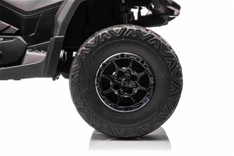Can-Am Outlander EL ATV 12V Svart (RC, 4xMotor, Lädersäte, Gummihjul)-9