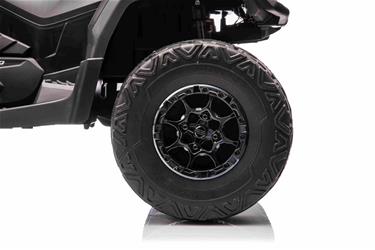 Can-Am Outlander EL ATV 12V Svart (RC, 4xMotor, Lädersäte, Gummihjul)-9