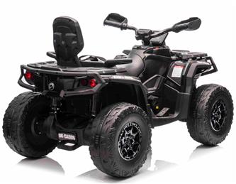 Can-Am Outlander EL ATV 21,6V Svart (RC, 4xMotor, Lädersäte, Gummihjul)-5