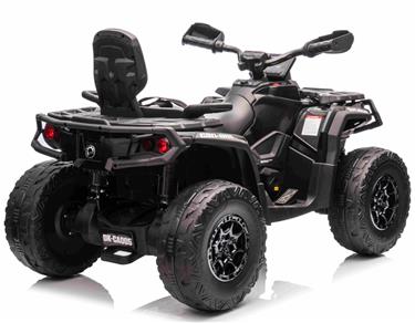 Can-Am Outlander EL ATV 21,6V Svart (RC, 4xMotor, Lädersäte, Gummihjul)-5