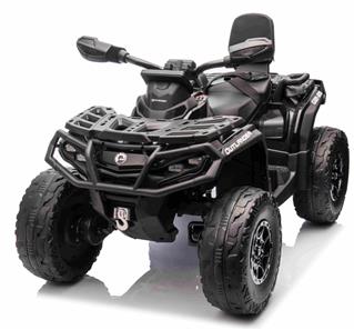 Can-Am Outlander EL ATV 21,6V Svart (RC, 4xMotor, Lädersäte, Gummihjul)-8